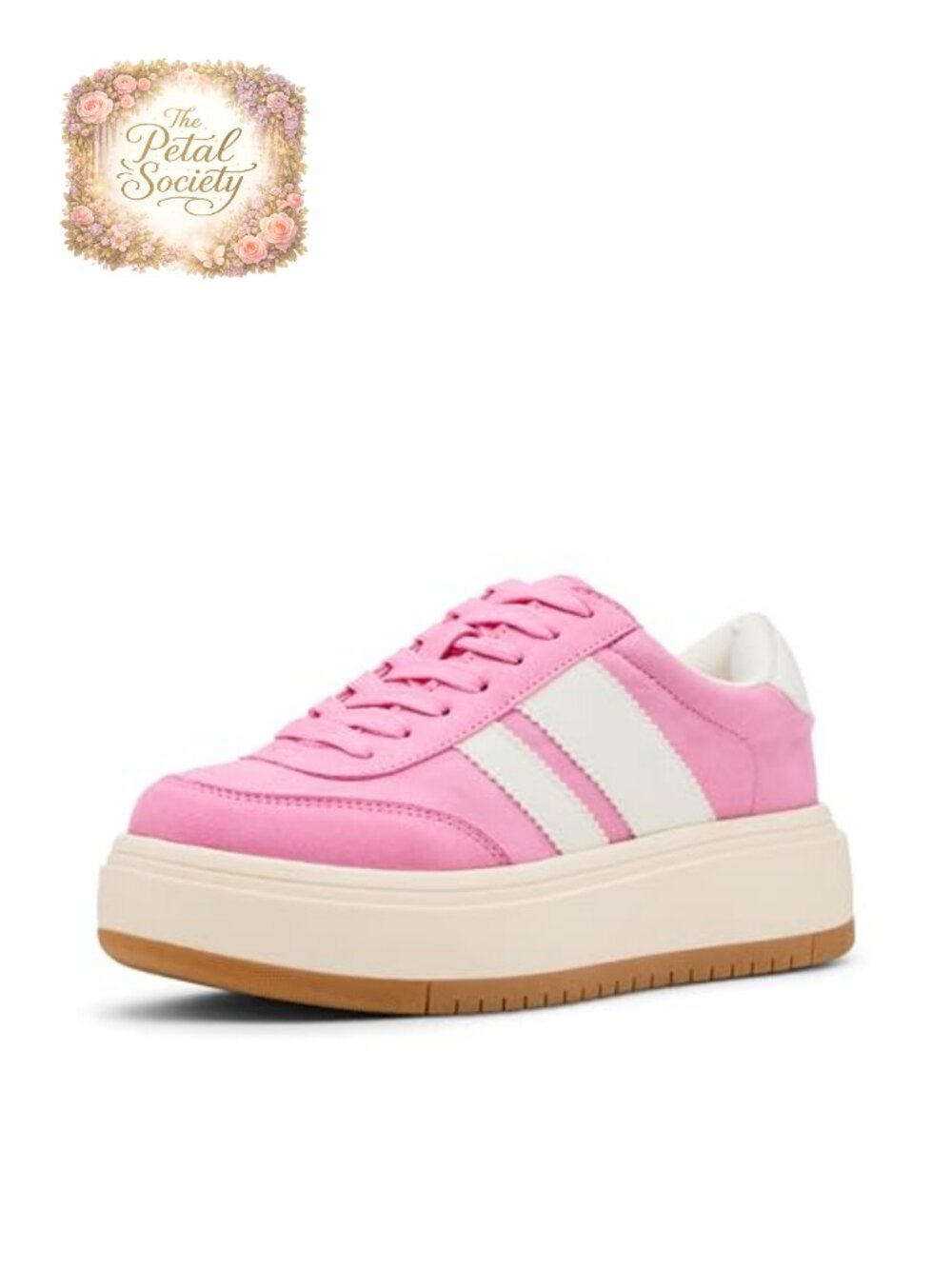 Platform Fashion Sneakers Lace-Up Comfortable Casual Round Toe